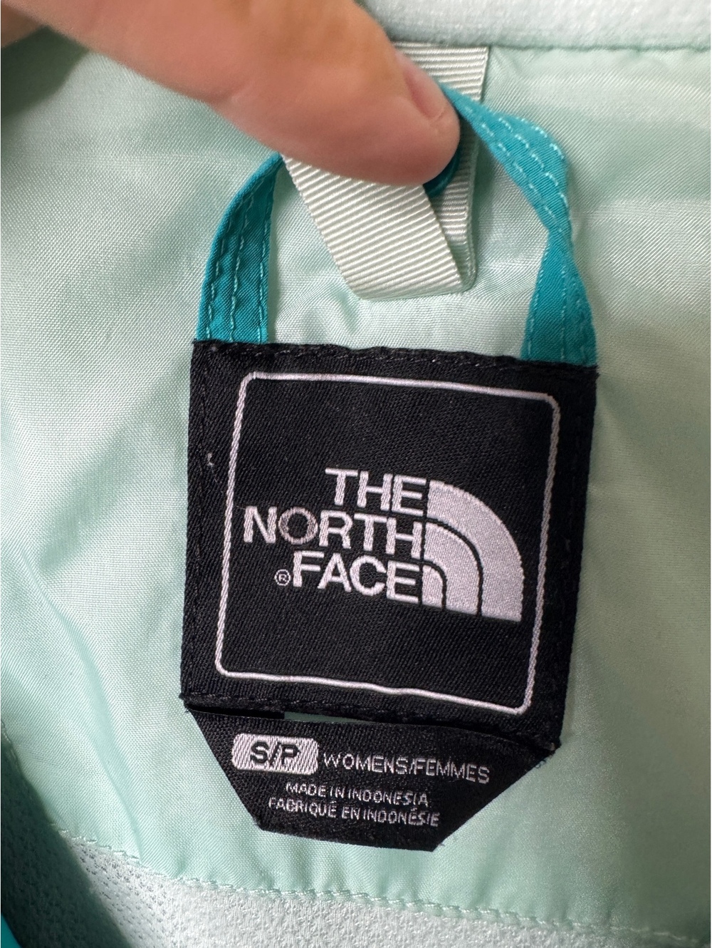 The North Face HyVent Waterproof Hooded Shell Jacket Women’s Small Blue - Picture 2 of 9